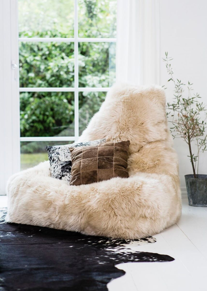 Sheepskin Bean Bag Chair - Sheepskinhouse.co.uk