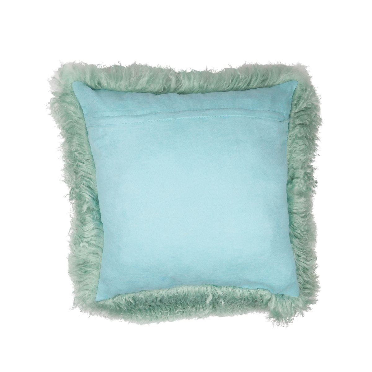 Sheepskin Cushion | Mongolian | 50x50 cm Mint
