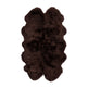 Merino Sheepskin Rug | Long Wool | 170x110 cm Chocolate