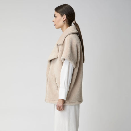 Antonella Poncho Beige