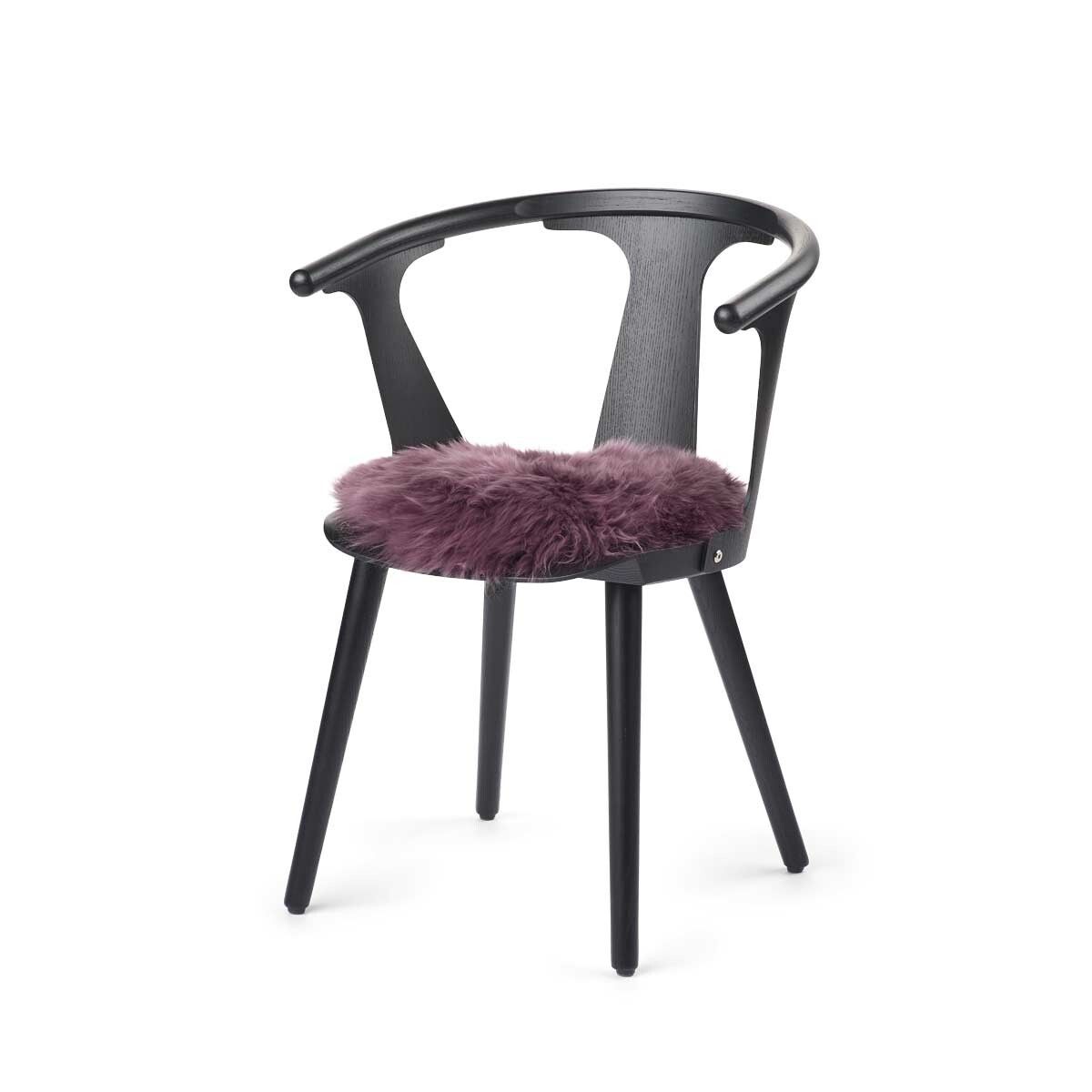 Long Wool Sheepskin Seat Cover Ø38 cm