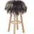 Theo Bar Stool + Cover | Oak Legs | Icelandic Sheepskin