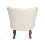 Emily Lounge Chair | Short Wool Ivory