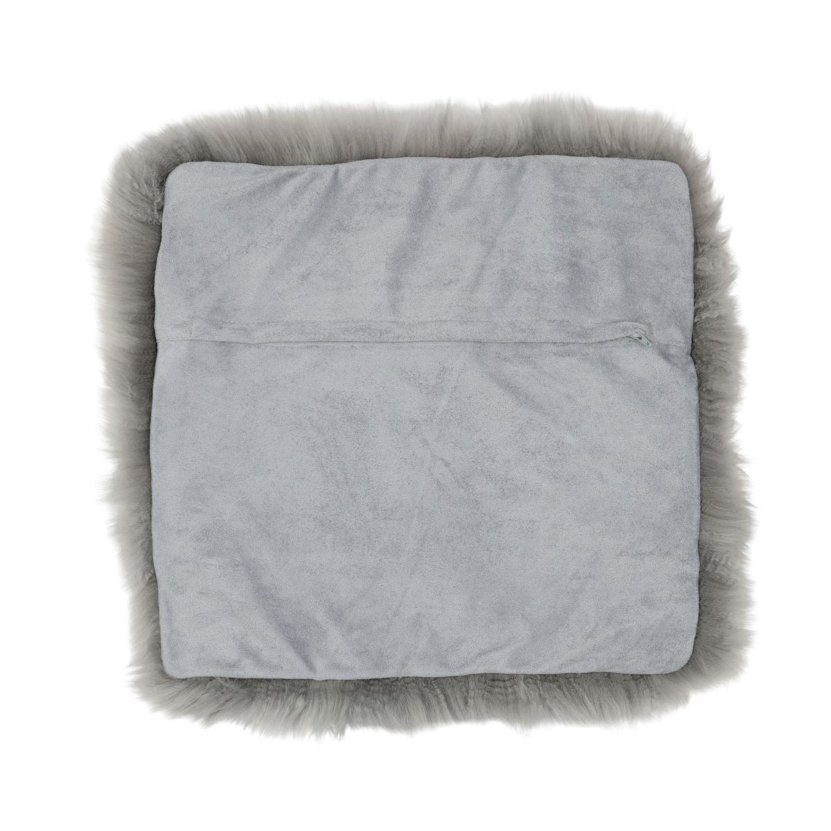 Cushion Cover | Long Wool | New Zealand | 40x40 cm Light Grey