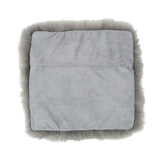 Cushion Cover | Long Wool | New Zealand | 40x40 cm Light Grey