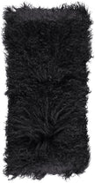 Mongolian Curly Cushion | 28x56 cm Black
