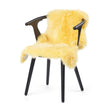 Premium | New Zealand Sheepskin | Long Wool | 100 cm Lemon