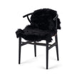 Merino Sheepskin Dyed | New Zealand | Long Wool | approx. 90x60 cm Black