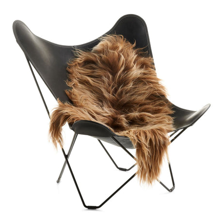 Icelandic Sheepskin | Natural Colors | Long Wool | 120+ cm Rusty Brown
