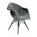Short Wool Curly Sheepskin 100 x 60 cm Graphite