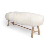 Theo Bench | Icelandic Sheepskin | 140x35x45 cm