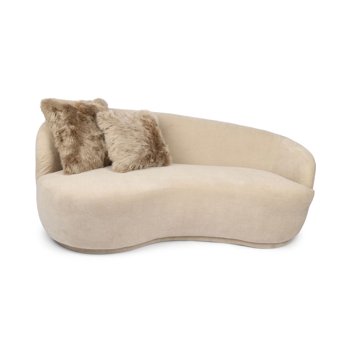 Cushion Cover | Long Wool | New Zealand | 40x40 cm Taupe