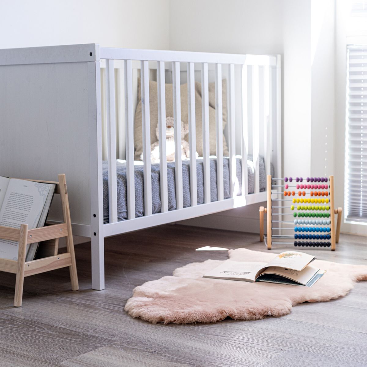 Baby Sheepskin | Short Wool | New Zealand | 80 cm Light Pink