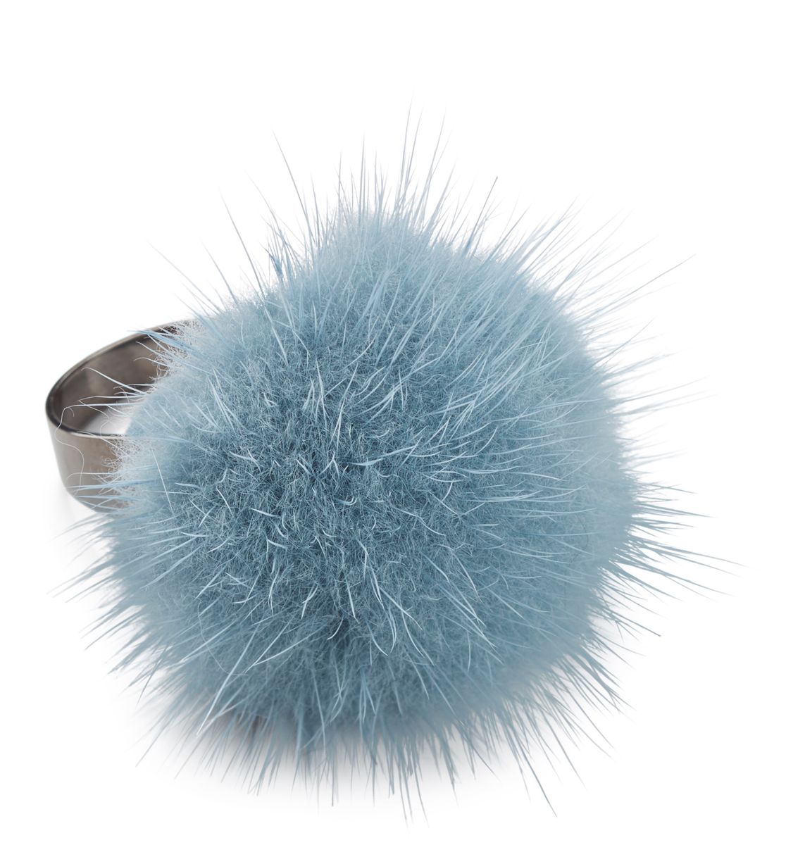 Ring Pom Pom Light Skyblue