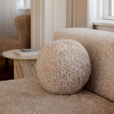 Angelite Cushion | Ø25 cm | Ø30 cm | Ø35 cm | Short Wool Black