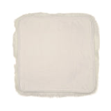 Seat Cover | With Backing | Long Wool | New Zealand | 40x40 cm Linen