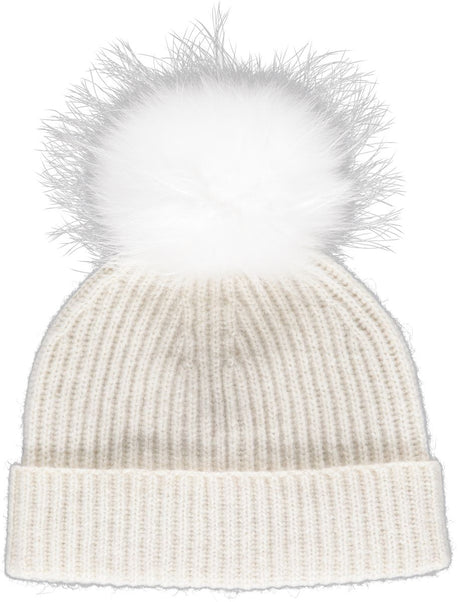 Mathilde Hat White/White