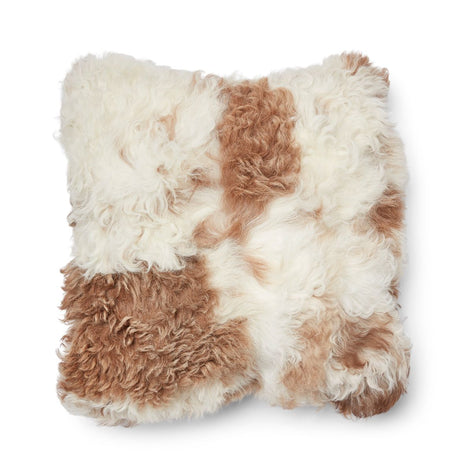 Tigrado Lamb Cushion | Doublesided Brown/Beige Mix