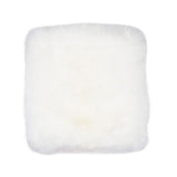 Long Wool Seat Cover | New Zealand | 40x40 cm Ivory