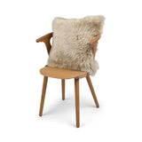 Sheepskin Cushion | Long Wool | New Zealand | 50x50 cm Warm Sand