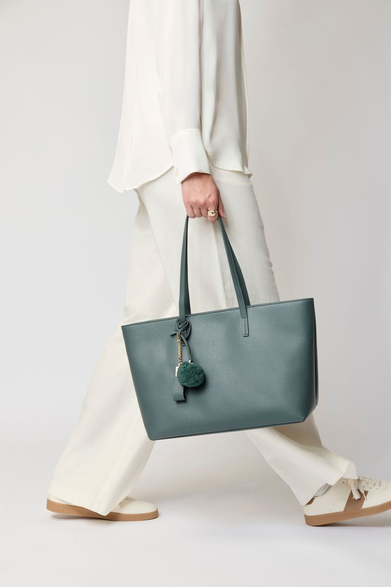 Audrey Shopper Bag Blue Grey