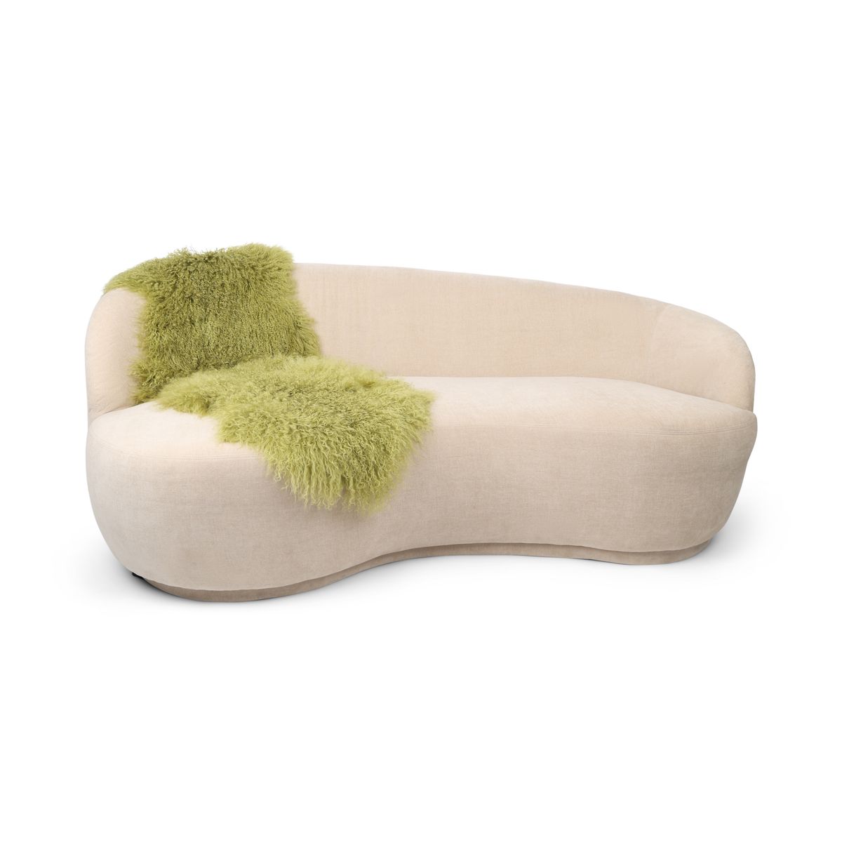 Double Mongolian Sheepskin | 150 x 55 cm Treetop