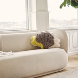 Shell Cushion Pattern | Medium | 35x50 cm | 42x58 cm | 75x54 cm Yellow/Taupe/Pearl