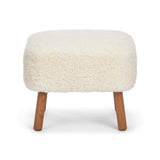 Emil Foot Rest Stool Ivory