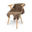 New Zealand Sheepskin | Natural Shape | Short Wool | 90x60 cm Taupe