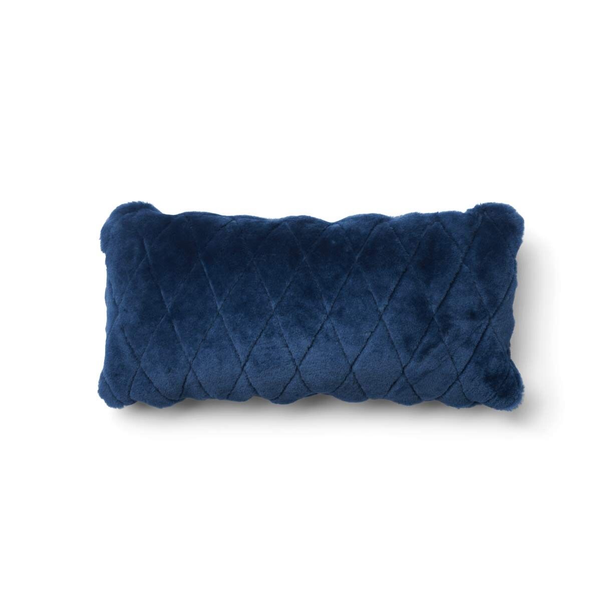Moccasin Cushion | Doublesided | 28x56 cm Navy Blue