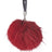 Pom Pom Keyring  Strong Red