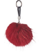 Pom Pom Keyring  Strong Red