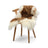 Icelandic Sheepskin | Long Wool | 90 cm Brown/White