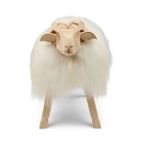 Alpine Sheep Sculpture Off White