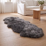 Merino Double Sheepskin | Long Wool | 170x60 cm Steel