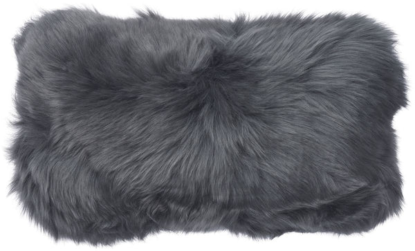 Long Wool Sheepskin Cushion | Doublesided | New Zealand | 25x50 cm