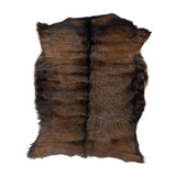 Premium Goat Skin | Short Wool Black/Brown