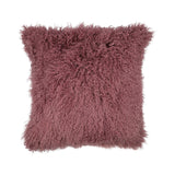 Sheepskin Cushion | Tibet | 50x50 cm Grape Purple