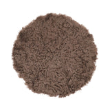 Short Wool Seat Cover | New Zealand | Ø34 cm Mushroom
