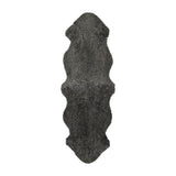 New Zealand Sheepskin | Short Curly Wool | Rug 180 cm Graphite