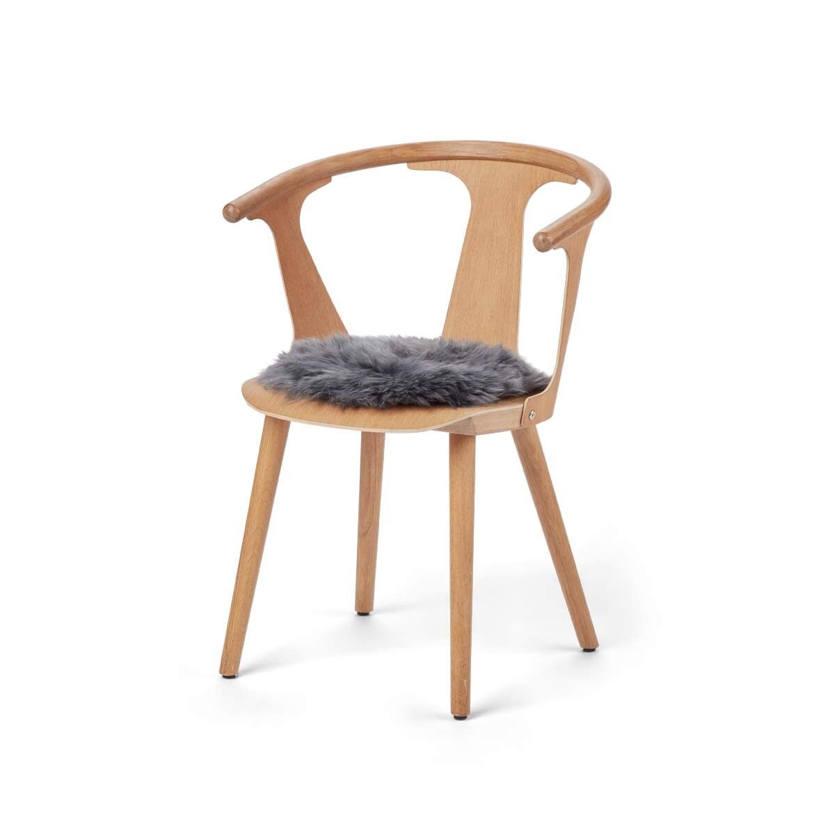 Seat Cover | Long Wool | New Zealand | D34 cm