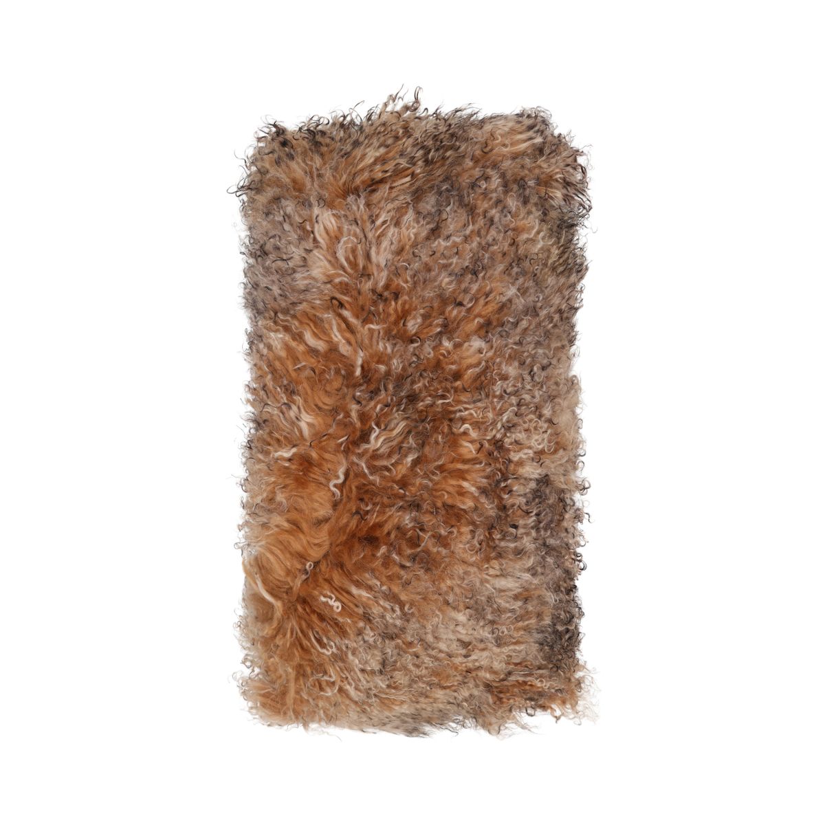 Mongolian Curly Cushion | 28x56 cm Sunset