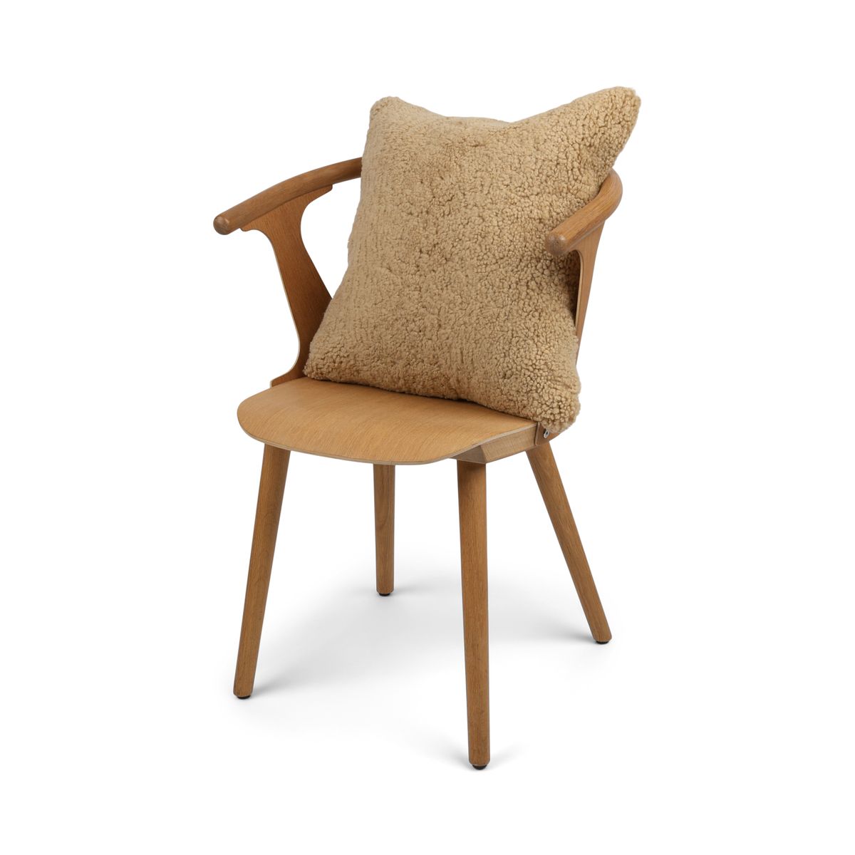 Sheepskin Cushion | Short Wool | New Zealand | 50x50 cm Honey