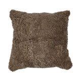 Sheepskin Cushion | Short Wool | New Zealand | 50x50 cm Mushroom
