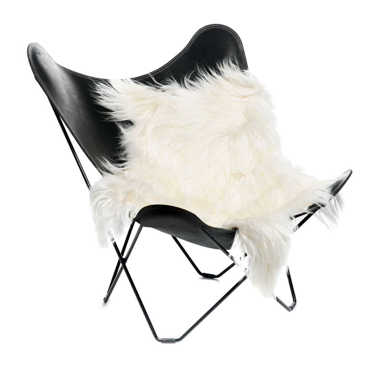 Premium Goat Skin | Mongolia | 110x70cm Ivory