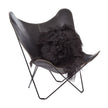 Icelandic Sheepskin | Natural Colors | Long Wool | 90 cm Blacky