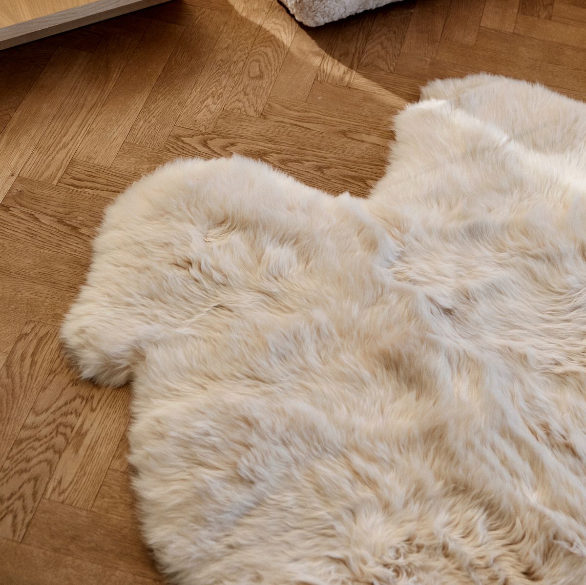 Merino Sheepskin Rug | New Zealand | Long Wool | 170x110 cm Ivory