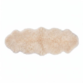 Fellvang Double Lambskin | Long Wool | New Zealand | 160x60 cm Champagne