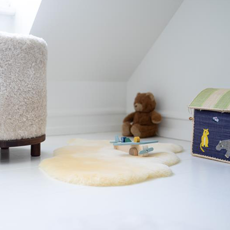 Baby Sheepskin | Short Wool | New Zealand | 80 cm Cream