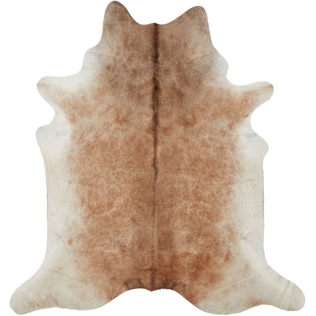 Cow Hide Rug Beige 3 7 sqm